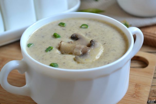 Грибной крем-суп из шампиньонов - пошаговый рецепт с фото на Повар.ру