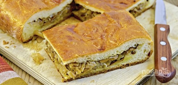 Рецепт пирога с капустой в духовке с пошаговым рецептом 81 Рецепт пирога с капустой в духовке с пошаговым рецептом 57