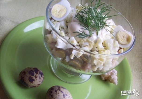 Кальмаровый салат - пошаговый рецепт с фото на Повар. ру Кальмаровый салат - пошаговый рецепт с фото на Повар. ру