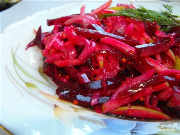 Салат из капусты и свёклы Салат из капусты и свёклы
