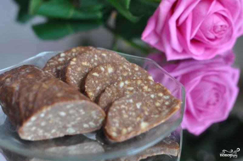 Колбаска "Mинутка" из печенья