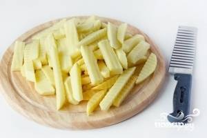 Картофель фри в духовке - пошаговый рецепт Картофель фри в духовке - пошаговый рецепт