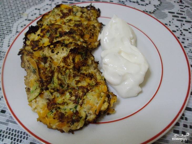 Блинчики из кабачков и моркови