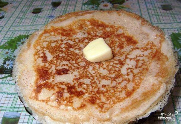 Блины ажурные на молоке