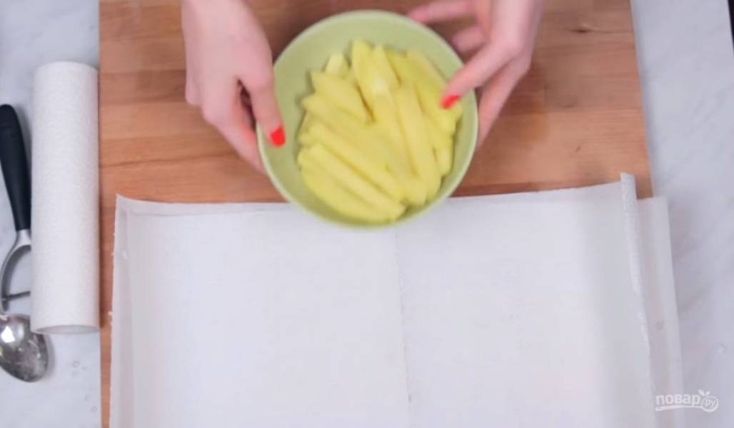 Английская уличная еда - Fish - chips - пошаговый рецепт Английская уличная еда - Fish - chips - пошаговый рецепт