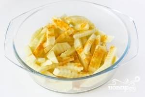 Картофель фри в духовке - пошаговый рецепт Картофель фри в духовке - пошаговый рецепт