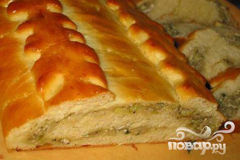 Кулебяка с капустой