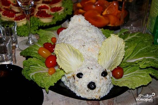 Салат Пасхальный кролик
