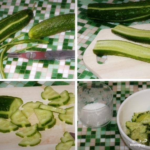 Японский салат из огурцов - пошаговый рецепт Японский салат из огурцов - пошаговый рецепт