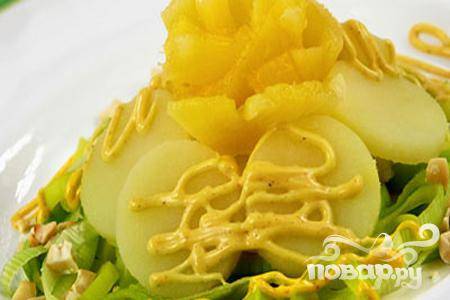 Салат картофельный с ананасом