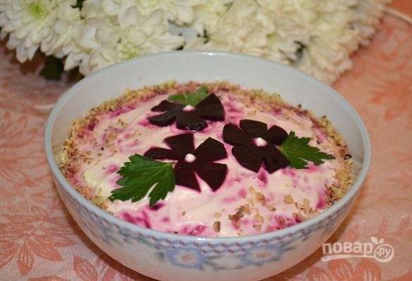 Куриный слоеный салат