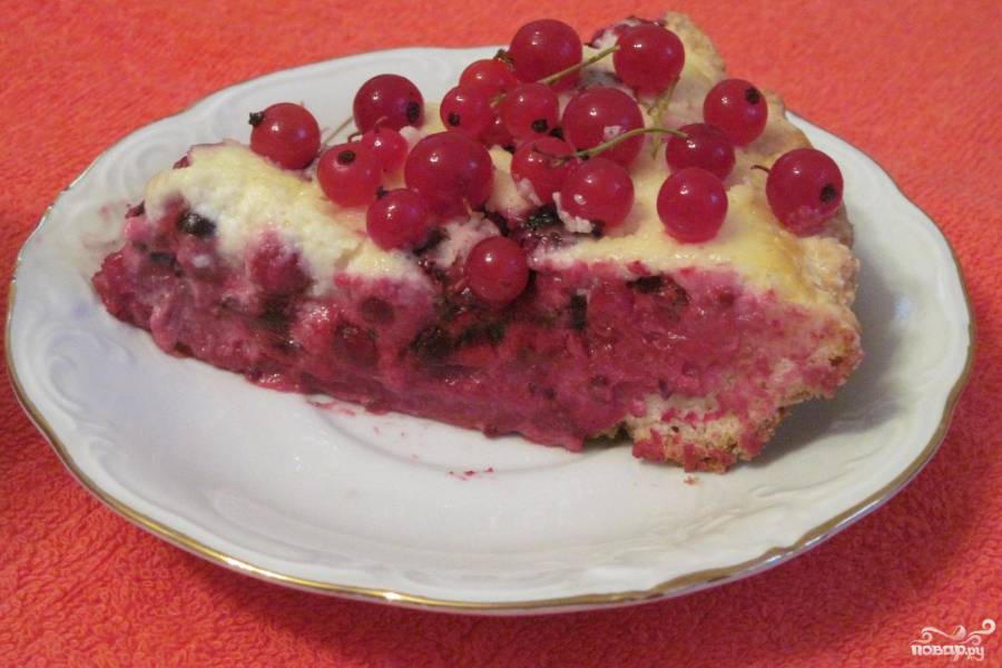 Пирог со смородиной