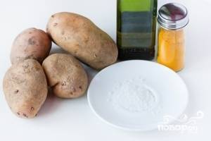 Картофель фри в духовке - пошаговый рецепт Картофель фри в духовке - пошаговый рецепт