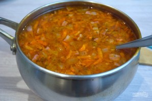 Суп из кильки в томате - фото шаг 7