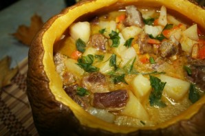 Жаркое в тыкве - фото шаг 6
