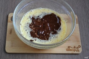 Шоколадный брауни с вишней - фото шаг 4