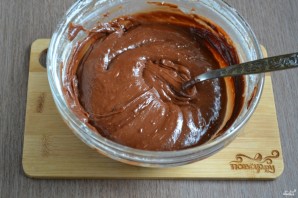 Шоколадный брауни с вишней - фото шаг 6