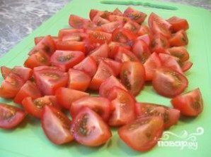 Салат с креветками и кукурузой - фото шаг 2