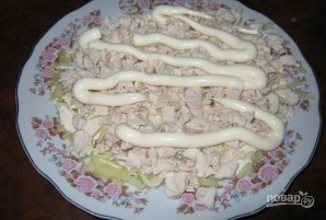 Салат "Царский" с курицей и шампиньонами - фото шаг 3