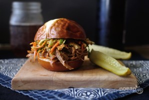 Бургер со свининой и капустой - фото шаг 6
