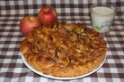 Пирог с яблоками из дрожжевого теста 