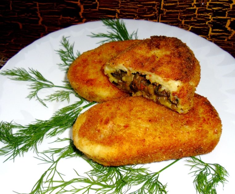 Постные картофельные зразы