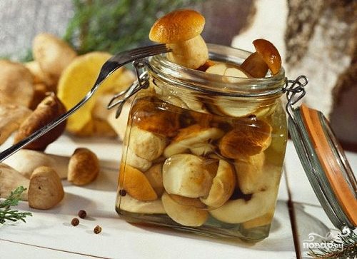 Рецепт Маринованные белые грибы
