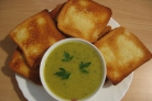 Суп-пюре с шампиньонами и картофелем