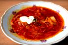 Борщ из свежей капусты