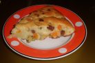 Шарлотка с тыквой и яблоками
