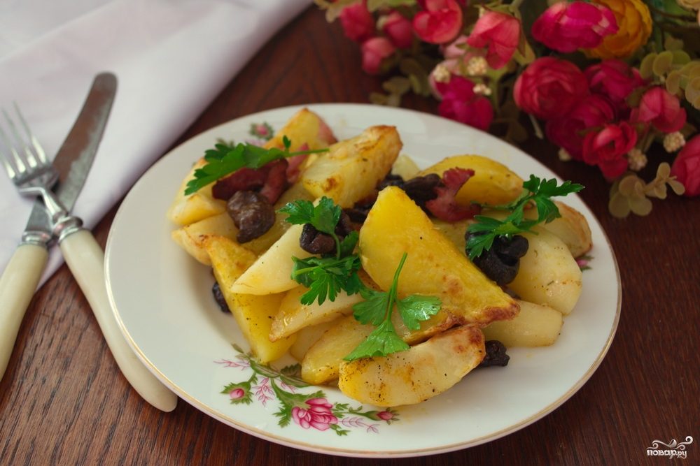 Картофель с говядиной в духовке - пошаговый рецепт с фото на Повар.ру рекомендации Картофель с говядиной в духовке - пошаговый рецепт с фото на Повар.ру рекомендации