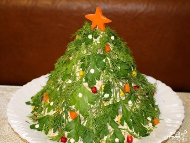 Салат "Елка"