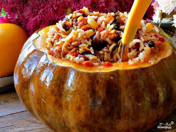 тыква с рисом рецепты приготовления