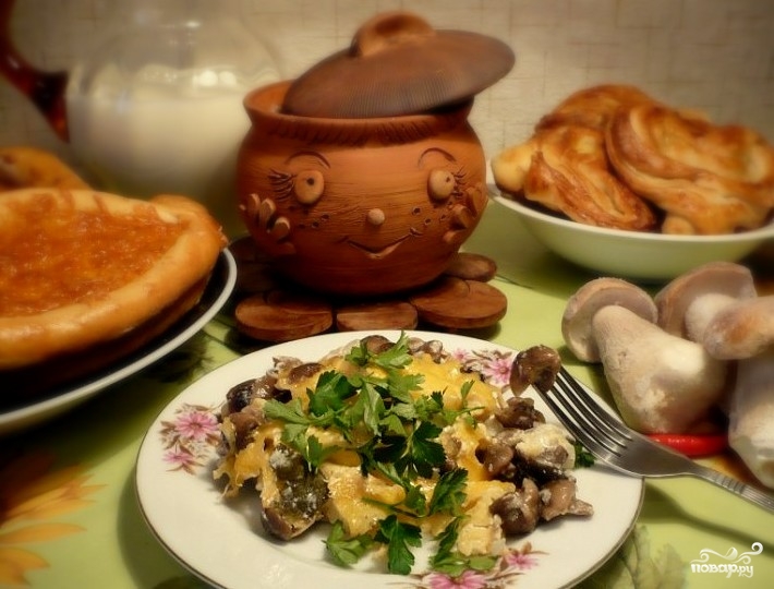 рецепт картошка курица грибы в горшочке в духовке рецепт картошка курица грибы в горшочке в духовке