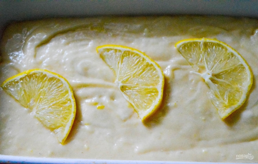 Лимонный кекс простой
