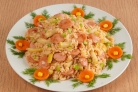 Плов с сосисками