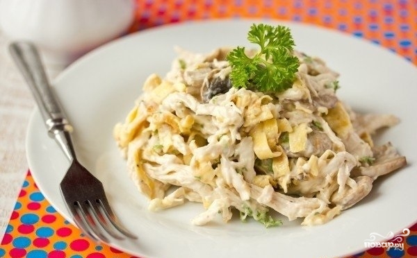 курица с сухарями салат курица с сухарями салат