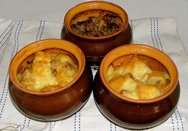 Картошка в горшочке - пошаговый рецепт с фото на Повар. ру Картошка с мясом в горшочках: пошаговый рецепт с фото, как