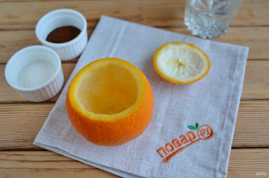 Кофе в апельсине "Бодрячок"