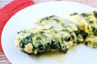 Куриное филе под шпинатным соусом