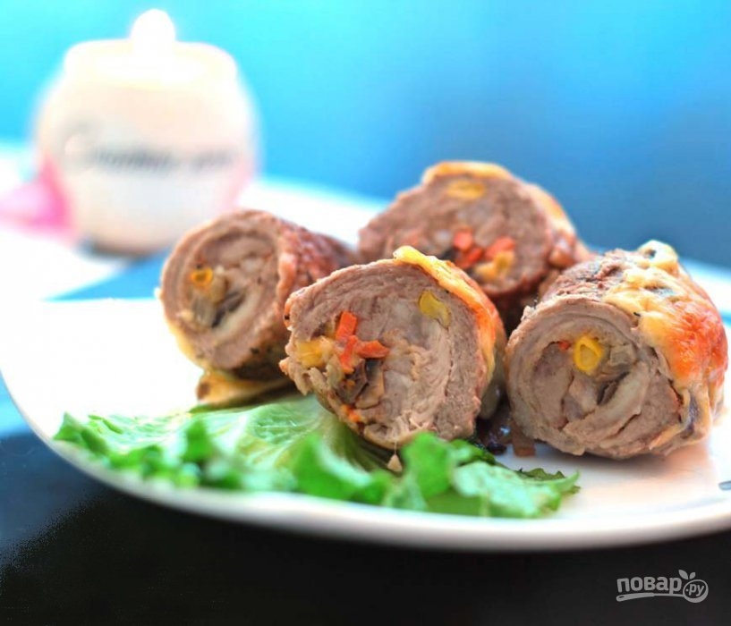 Блюдо из мяса отбивная
