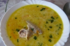 Суп с сыром и курицей