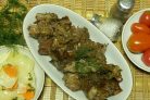 Куриная печень, запеченная в фольге