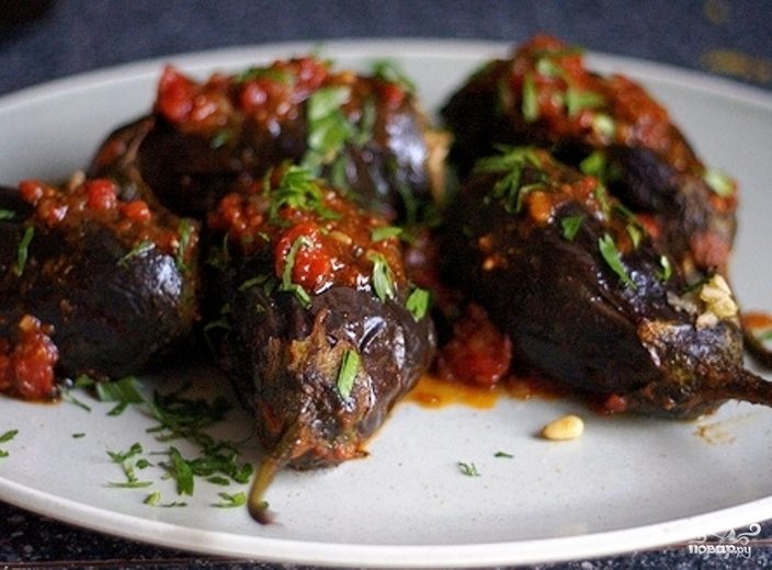 Баклажаны с мясом Баклажаны с мясом
