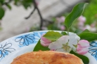 Штрудель с заварным кремом и фруктами