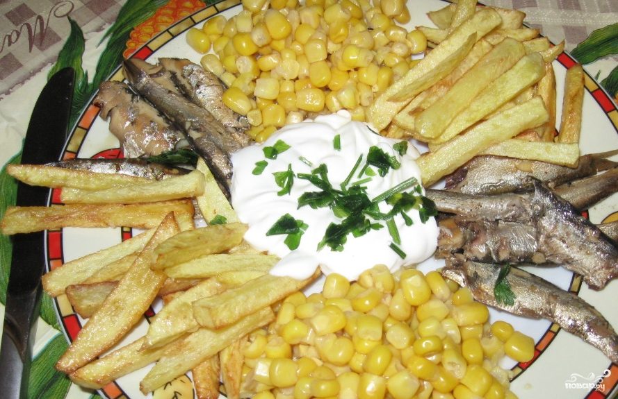 рецепт салат красная рыба и картофель