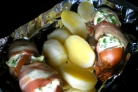 Сардельки фаршированные с картошкой