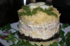 Слоеный салат из курицы