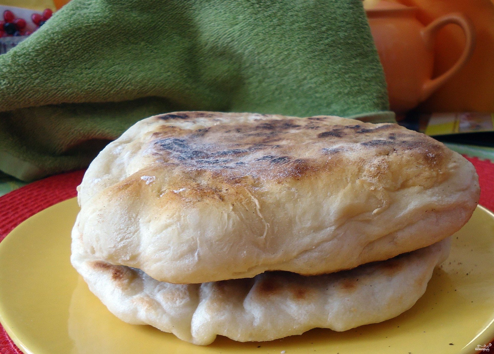 Пышки на сухой сковороде рецепт Пышки на сухой сковороде рецепт