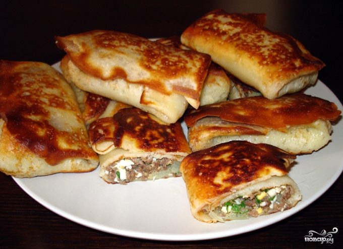 Приготовить блинчики с мясом пошагово с фото Приготовить блинчики с мясом пошагово с фото